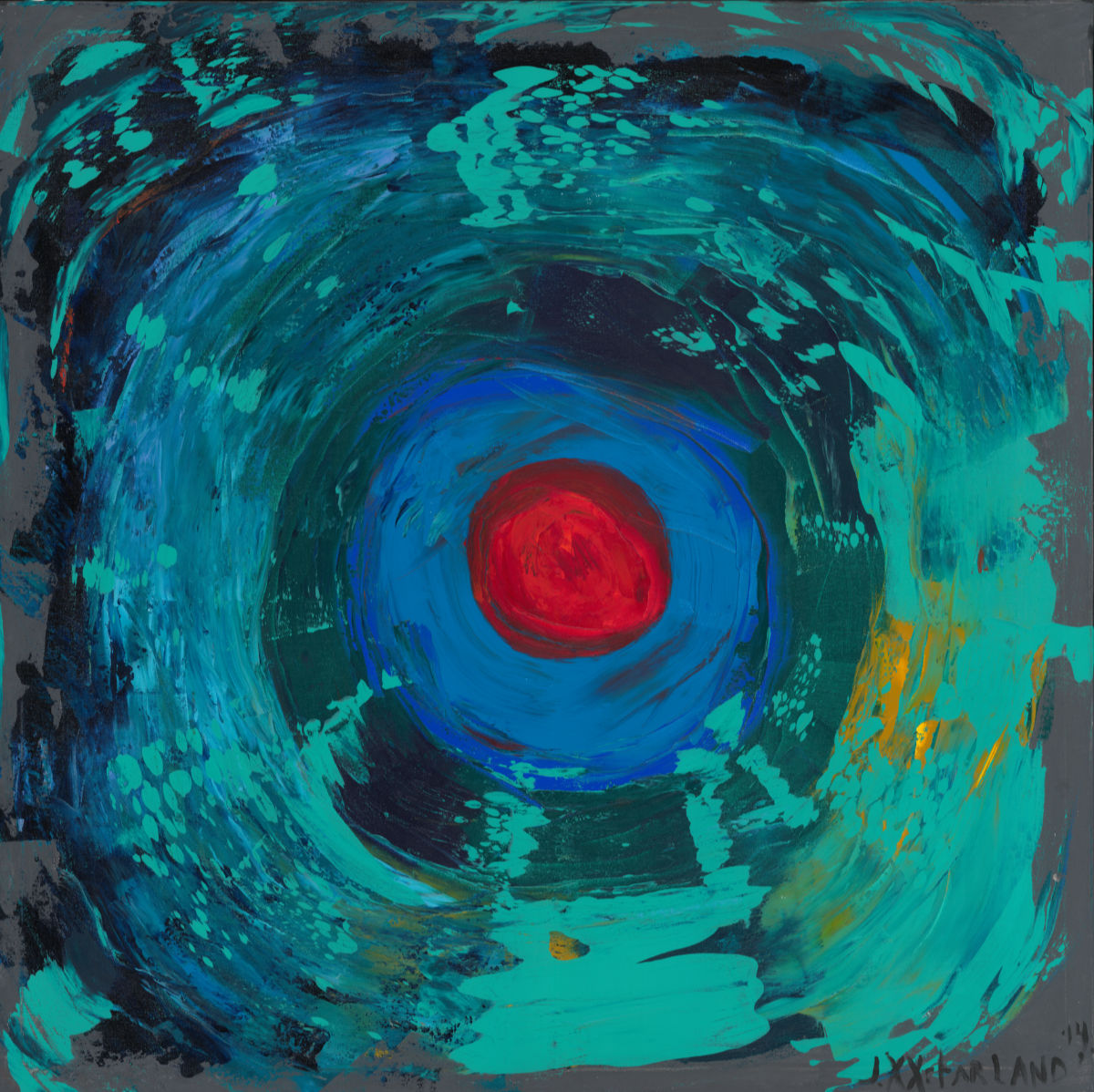 image of painting titled Red Eclipse